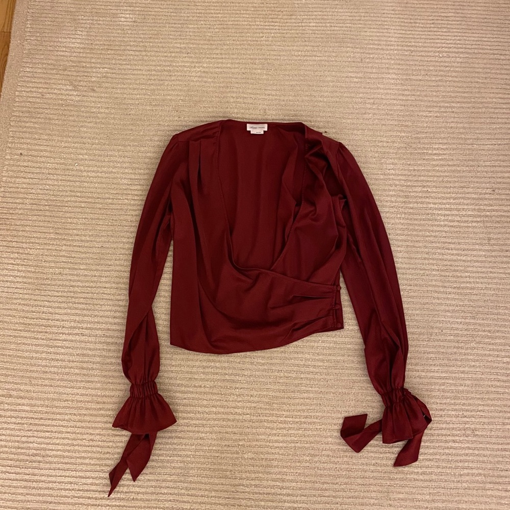 Lover and friends red blouse - size medium